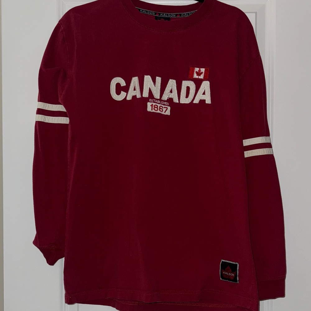 Canada Long Sleeve Top - Red
